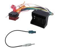 Sound-way - Câble Adaptateur Faisceau autoradio fiche ISO Radio Compatible avec Mercedes, BMW