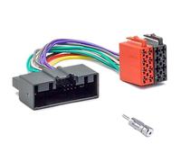 Sound-way - Câble Adaptateur Radio Faisceau pour Installation autoradio fiche ISO et d'antenne Compatible avec Renault, Dacia à partir du 2011