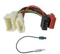 Sound-way - Câble Adaptateur Radio Faisceau pour Installation autoradio fiche ISO et d'antenne Compatible avec Renault, Dacia à partir du 2011