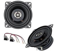 Sound-way Enceintes 2 Voies Haut-Parleur 10 cm 100 Watts Compatible avec Renault Clio/TWINGO
