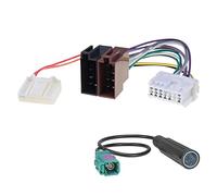 Sound way - Ensemble de câbles connecteur ISO RETROFIT et adaptateur d'antenne pour installation d'autoradio compatible uniquement avec les radios d'origine Renault, Dacia radio Daewoo AGC-1220