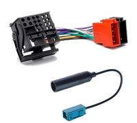 Sound way - Faisceau Câble Connecteur ISO RETROFIT et adaptateur d'antenne pour installation autoradio uniquement compatible avec Citroen et Peugeot les radios d'origine