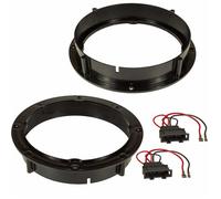 Sound way - KC52 - Adaptateurs entretoises de Haut-parleurs Cadre d'enceintes 165mm Compatible avec Vokswagen, Skoda, Seat