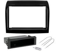 Sound-way Kit de Montage Autoradio, Façade Cadre de Radio 1 DIN / 2 DIN, Adaptateur Compatible avec Fiat Ducato (X250) 2011-2020 / Peugeot Boxer 2011-2020/ Citroen Jumper 2011-2020