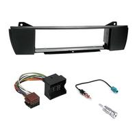 Sound-way - Kit de Montage Autoradio, Façade Cadre de Radio 1 DIN, Adaptateur Compatible avec BMW Z4 (E85) 2003-2008, BMW Z4 (E86) 2006-2008