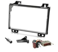 Sound-way Kit de Montage Autoradio, Façade Cadre de Radio 2 DIN, Adaptateur Compatible avec Ford Fiesta 2001-2005 / Fusion 2002-2005
