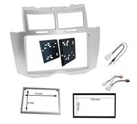 Sound Way - Kit de Montage Autoradio, Façade Cadre de Radio 2 DIN, Adaptateur Compatible avec Toyota Yaris 2005-2011