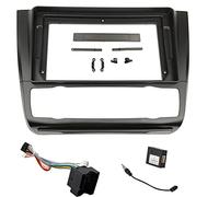Sound-way Kit de Montage Autoradio, Façade Cadre de Radio 9" Pouces, Adaptateur Compatible avec BMW 1 Series (E81, E82, E87, E88)