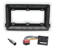 Sound-way Kit de Montage Autoradio, Façade Cadre de Radio 9" Pouces, Adaptateur Compatible avec Ford Focus, Mondeo, S-Max, C-Max 2007-2011 Galaxy 2006-2011 Kuga 2008-2012