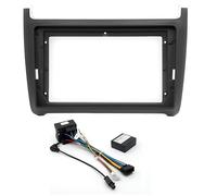 Sound-way Kit de Montage Autoradio, Façade Cadre de Radio 9" Pouces, Adaptateur Compatible avec Volkswagen Polo 2009-2017