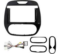 Sound Way Kit de montage d'installation autoradio de 9" " façade adaptateur radio compatible avec Renault Captur 2013-2019
