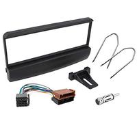 Sound Way - Kit de montaje Marco adaptador autoradio 1 DIN Para Ford Focus/Fiesta/Mondeo/Escort/Transit + conector ISO y llaves