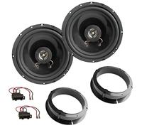 Sound-way Kit Haut-parleurs Enceintes pour Volkswagen Golf IV/Bora/Passat 16,5 cm 120 Watts