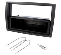 Sound-way Kit Montage Autoradio 1 DIN, Façade + Adaptateur Antenne + Clés de Démontage, compatible avec Fiat Ducato, Citroën Jumper et Peugeot Boxer à partir de 2006
