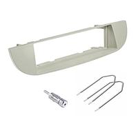 Sound-way Kit Montage Autoradio, Cadre Façade 1 DIN, Adaptateur Antenne, Clés de Démontage, Compatible avec Fiat 500 Cinquecento