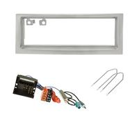 Sound-way Kit Montage Autoradio, Cadre Façade 1 DIN, Cable Adaptateur Connecteur ISO, Adaptateur Antenne, Clés Démontage Compatible avec Citroen C5 / Peugeot 407