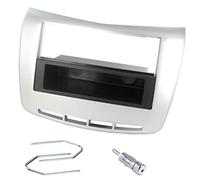 Sound Way Kit Montage Autoradio, Cadre Façade 1 DIN Con Vide Poche, Adaptateur Antenne, Clés Démontage Compatible avec Lancia Delta Noir 572422/C