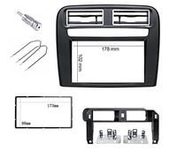 Sound Way Kit Montage Autoradio, Cadre Façade 2 DIN avec Supports, Adaptateur Antenne, Clés Démontage, Compatible avec Fiat Punto, Linea