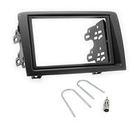 Sound-way Kit Montage Autoradio, Cadre Façade 2 DIN avec Supports de Montage, Adaptateur Antenne, Clés Démontage Compatible avec Fiat Idea, Lancia Musa