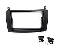 Sound-way Kit Montage Autoradio, Cadre Façade 2 DIN Compatible avec Mercedes Classe A/B Viano Vito Sprinter, Volkswagen Crafter