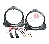 Sound-way Kit Montage Cadre de Haut-parleurs 165mm avec Cables adaptateurs Citroen Berlingo/Peugeot Partner