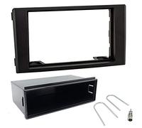 Sound-way - Kit Montage Cadre de Radio Adaptateur autoradio 1 DIN / 2 DIN pour Iveco Daily 2006-2014 Noir - KA11-745.2