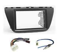 Sound-way - Kit Montage Cadre de Radio Adaptateur autoradio 2 DIN Compatible avec Suzuki Sx4 2013+ / S-Cross 2013+ - KA11-438