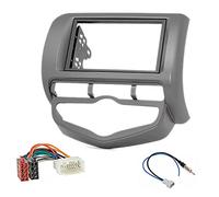 Sound-way - Kit Montage Cadre de Radio Adaptateur autoradio 2 DIN pour Honda Fit, Jazz 2002-2008 avec adaptateurs - KA11-385