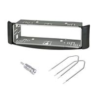 Sound Way Montage Autoradio, Cadre Façade 1 DIN, Adaptateur Antenne, Clés Demontage, Compatible avec Smart Fortwo
