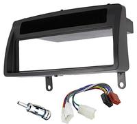 Sound Way Montage Autoradio, Cadre Façade 1 DIN, Adaptateur Antenne, Faisceau ISO, Compatible avec Toyota Corolla