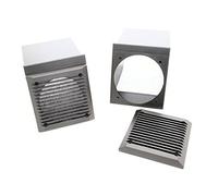 Sound-way Supports adaptateurs pour Haut-parleurs Enceintes Fiat Panda 3 Portes Gris