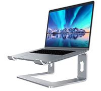 SOUNDANCE Laptop Stand Support pour Ordinateur Portable Compatible avec Mac MacBook Pro Air, Support Ergonomique Support de Montage Compact pour 10-15,6 Pouces Ordinateur Portable, LS1 Silver
