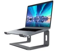 SOUNDANCE Laptop Stand Support pour Ordinateur Portable Compatible avec Mac MacBook Pro Air, Support Ergonomique Support de Montage Compact pour 10-15,6 Pouces Ordinateur Portable, LS1 Gris