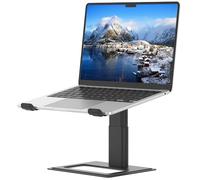 Soundance Support réglable pour Ordinateur Portable - Support d'ordinateur Portable Ergonomique - Compatible avec Ordinateur Portable de 10 à 17,3 Pouces (Noir)
