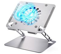 SOUNDANCE Tapis de refroidissement pour ordinateur portable avec ventilateur à faible bruit et concentrateurs USB 3.0, refroidisseur ventilé pour ordinateur portable pour éviter la surchauffe, support