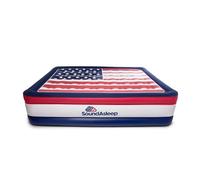 SoundAsleep Dream Series Matelas gonflable de luxe USA avec technologie ComfortCoil et pompe haute capacité intégrée pour la maison et le camping - Double hauteur, réglable, gonflable, portable