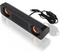 Soundbar for TV,USB Socket 3.5mm HiFi Stereo Subwoofer Speakers TV Speaker Long for Desktop TV
