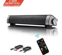 Soundbar, Speaker, Bluetooth Tv Soundbar Stereo Wired Hd Audio, Home Theater Sound For Pc, Mobile Phone, Tablet, Powerful Sound, Support Rca/Aux, With Remote Control