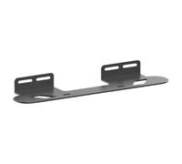 Soundbar Wall Mount - Strong Durrable Metal, Floating Space Saving Speaker Bracket, Cable Management Audio Shelf Rack, Secure Router Remote Control Holder Storage - for Living Room Home Theater