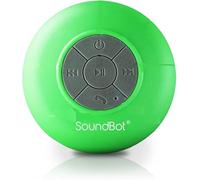 Soundbot® SB510 HD Waterproof Bluetooth Wireless Shower Speaker, Hands-Free Portable Speakerphone w/ 6Hrs of Playtime, Built-in Mic, Control Buttons & Detachable Suction Cup for Indoor & Outdoor