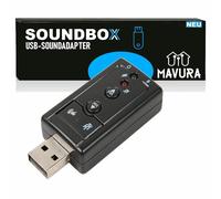 SOUNDBOX USB Carte son externe Adaptateur son 7.1 Surround 3D Effet PC portable