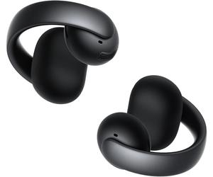 soundcore AeroClip, Écouteurs Bluetooth à oreille ouverte, Confort toute la journée, 4 microphones à IA, Maintien sûr, Transducteur 12 mm, Audio haute résolution, Conception en anneau ouvert