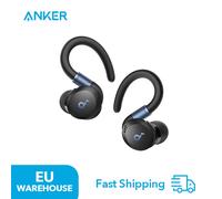 Soundcore Anker Sport X20 Casque d'entraînement sans fil, crochets d'oreille rotatifs et extensibles, suppression du bruit, basses profondes, étanche IP68, anti-transpiration, anti-poussière, jeu 48 B