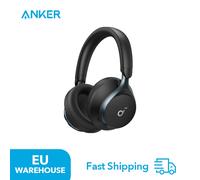 Soundcore by Anker, Space One, écouteurs à suppression active du bruit, réduction vocale 2X plus forte, autonomie d'anc 40 heures, contrôle par application noir