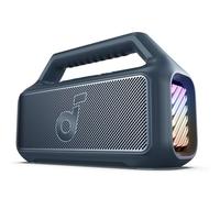 Soundcore Enceinte Bluetooth puissante Boom 2, Son de 80 W avec Caisson de Basse et BassUp 2.0, 24h, IPX7, USB-C, Bluetooth 5.3, Enceinte Portable, Le Camping, la Plage et Le Jardin