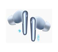 Soundcore Liberty 4 Pro - Ecouteurs sans fil avec micro - intra-auriculaire - Bluetooth - Suppresseur de bruit actif - bleu clair brillant