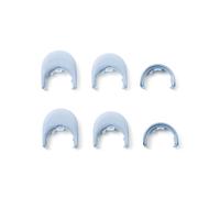 soundcore Liberty 5 Pro -- Kit d'embouts blancs, bleus et roses Bleu