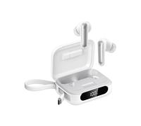 P41i | Écouteurs à Réduction de Bruit Adaptative avec Chargeur de Téléphone Adaptateur Lightning Intégré / White