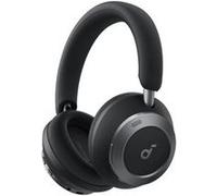 Soundcore Space One Pro - Écouteurs avec micro - circum-aural - Bluetooth - sans fil, filaire - Suppresseur de bruit actif - jack 3,5mm - noir de jais Noir de jais G