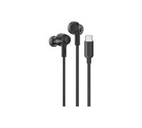 Belkin SoundForm Écouteurs Filaires ANC avec Connecteur USB-C, Écouteurs Intra-Auriculaires avec Microphone, pour iPhone 17, iPhone 16, iPad Mini, Galaxy S25, Google Pixel 9, Android, etc, Noir